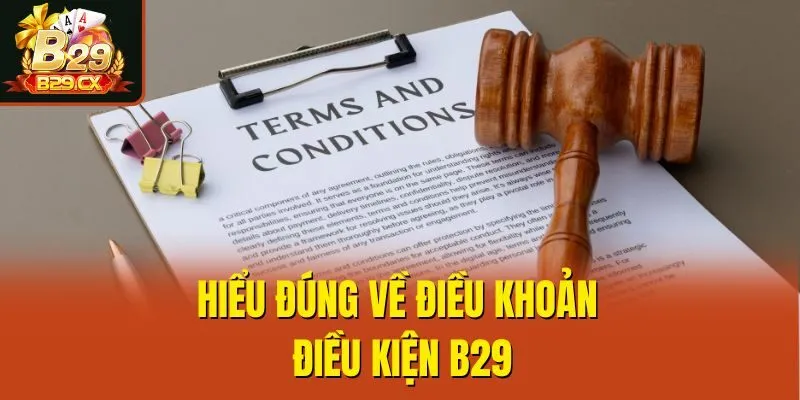 Hiểu đúng về điều khoản điều kiện B29